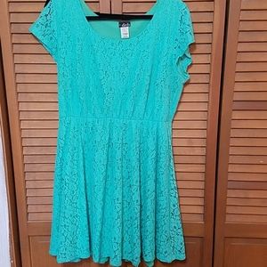 Teal summer dress
